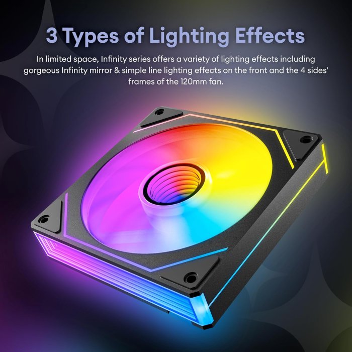 Infinity RGB Fans 6-Pack with Controller 1800 RPM (image 2)