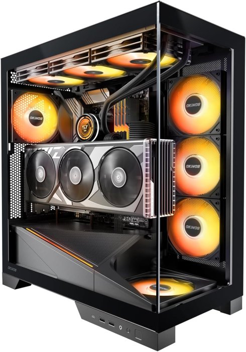 Okinos Aqua 9 ARGB ATX Mid Tower PC Case