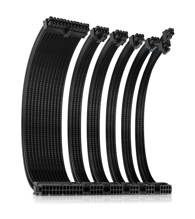 Okinos PSU Cable Extension Kit (Black)