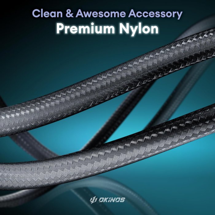 Okinos PSU Cable Extension Kit (White) 30cm Length (image 5)