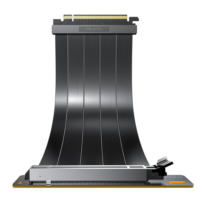 PCIE 5.0 Riser Cable for RTX4090/RX7900XTX - 200mm Black